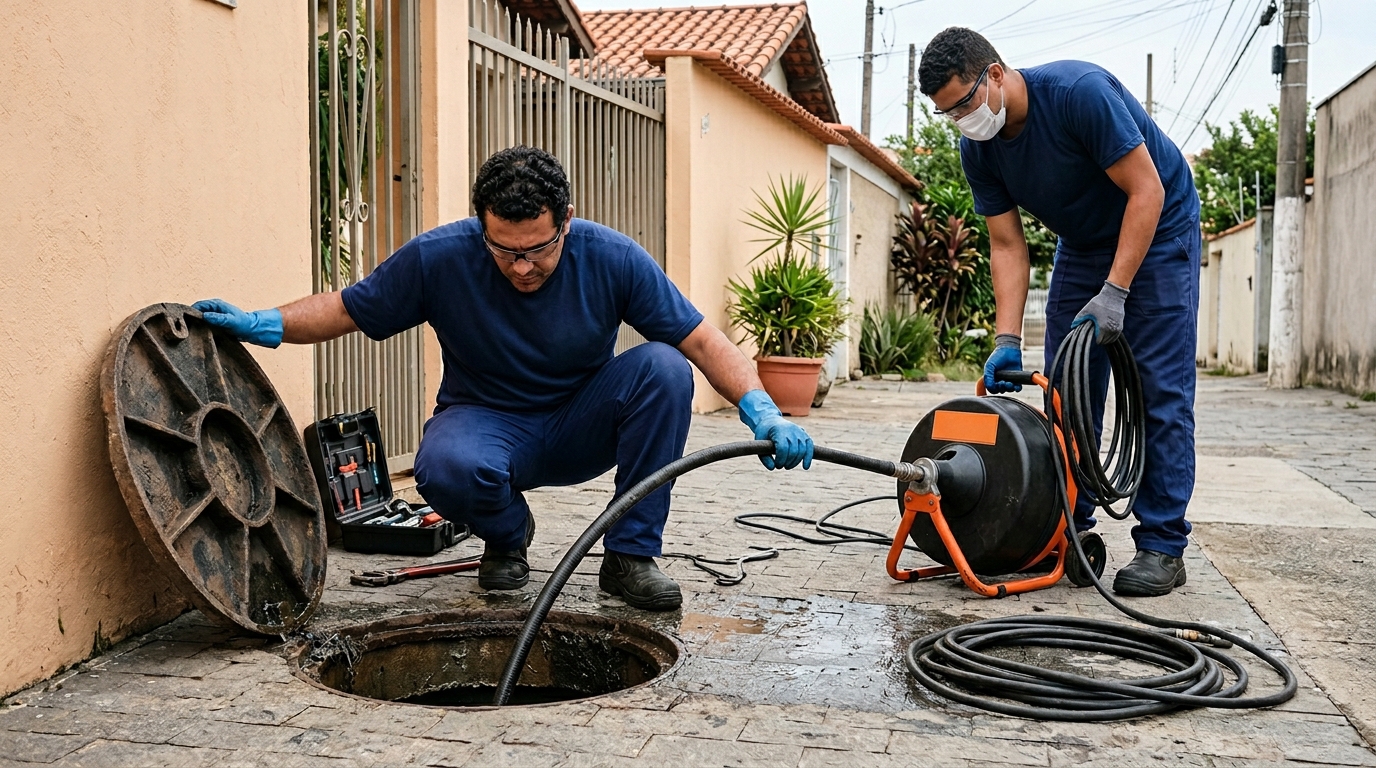 Desentupimento de Esgoto em Sorocaba‑SP